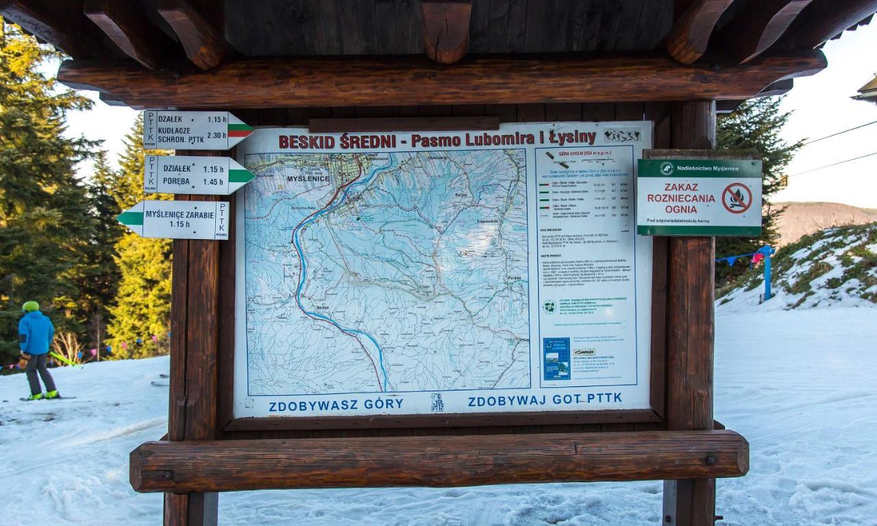 Sloneczny Chelm - Apartamenty W Gorach, Prywatna Sauna Jacuzzi Balia W Cenie, Spa, Grill, Stok Narciarski Myslenice, Sciezki Rowerowe, Rzeka Raba, Widok Na Tatry Exterior foto